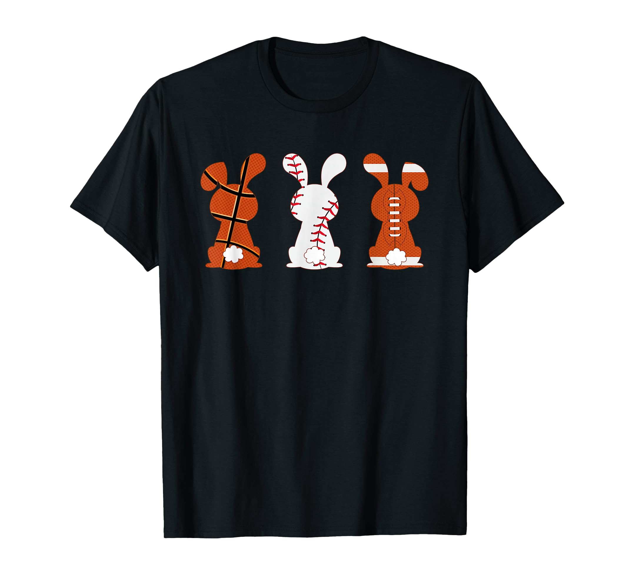 Basketball Baseball Football Bunny T-Shirt - Streetwear Style for Adults - T-Shirt, Sweatshirt, Hoodie