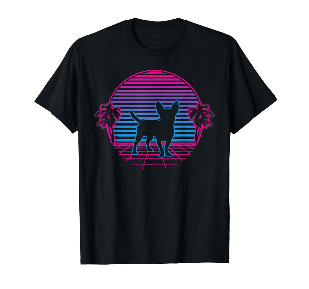 Chihuahua Dog Puppy Sunset Gift T-Shirt - Fun Novelty Design Unisex - T-Shirt, Sweatshirt, Hoodie
