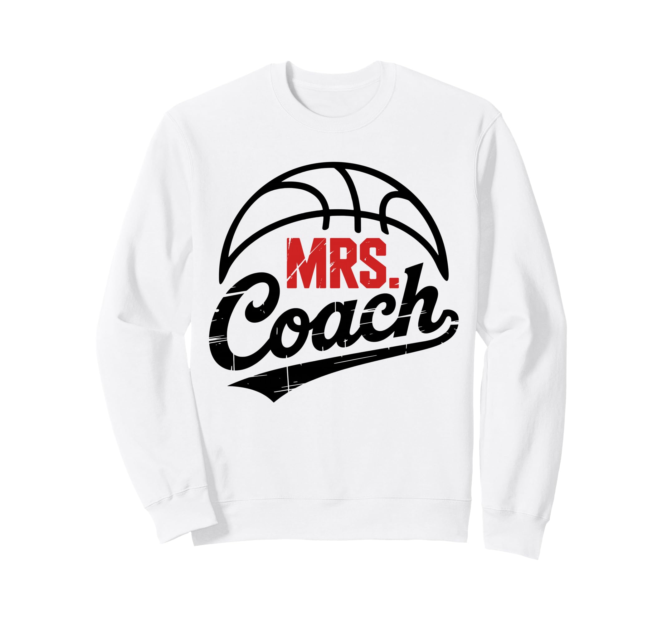 Mrs Coach Funny Football Basketball Sweatshirt - Unique Graphic Unisex - T-Shirt, Sweatshirt, Hoodie