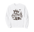 Cowboy Dachshund Desert Cactus Sweatshirt - Graphic Print for Adults - T-Shirt, Sweatshirt, Hoodie
