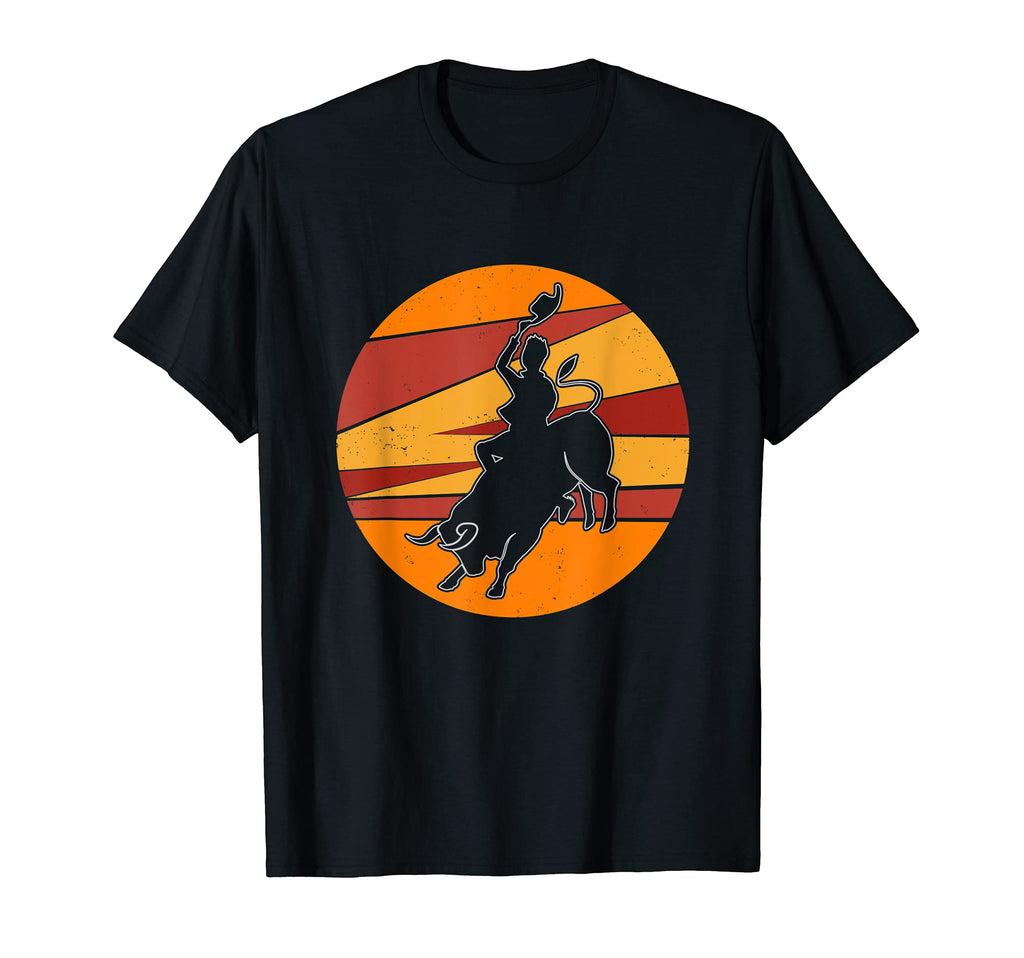 Bull Riding Cowboy Western Rodeo T-Shirt - Unique Graphic Unisex - T-Shirt, Sweatshirt, Hoodie