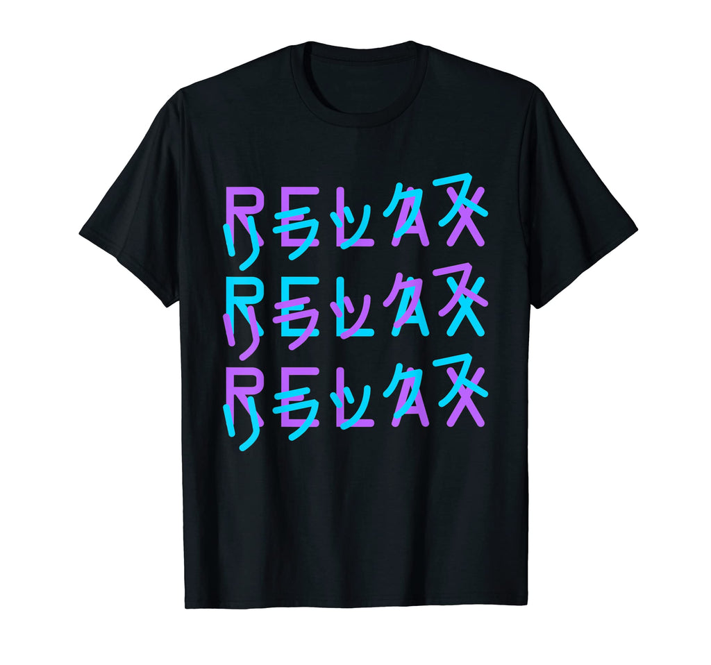 Relax Relax Vaporwave Japanese T-Shirt - Graphic Print for Adults - T-Shirt, Sweatshirt, Hoodie