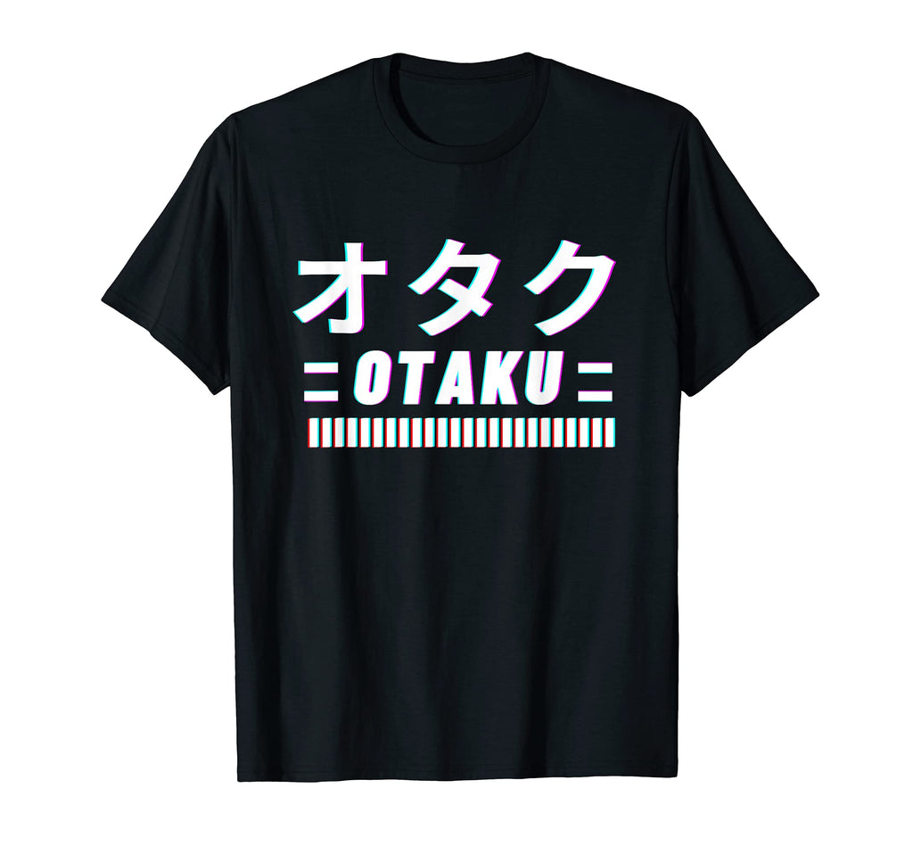 Otaku Anime Japanese Kanji Vaporwave T-Shirt - Minimalist Print Men Women - T-Shirt, Sweatshirt, Hoodie