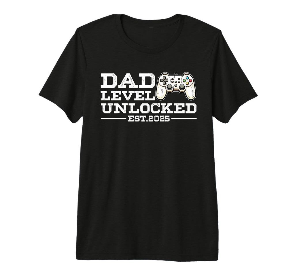 Mens Funny New Dad Level Unlocked T-Shirt - Streetwear Style Men Women - T-Shirt, Sweatshirt, Hoodie