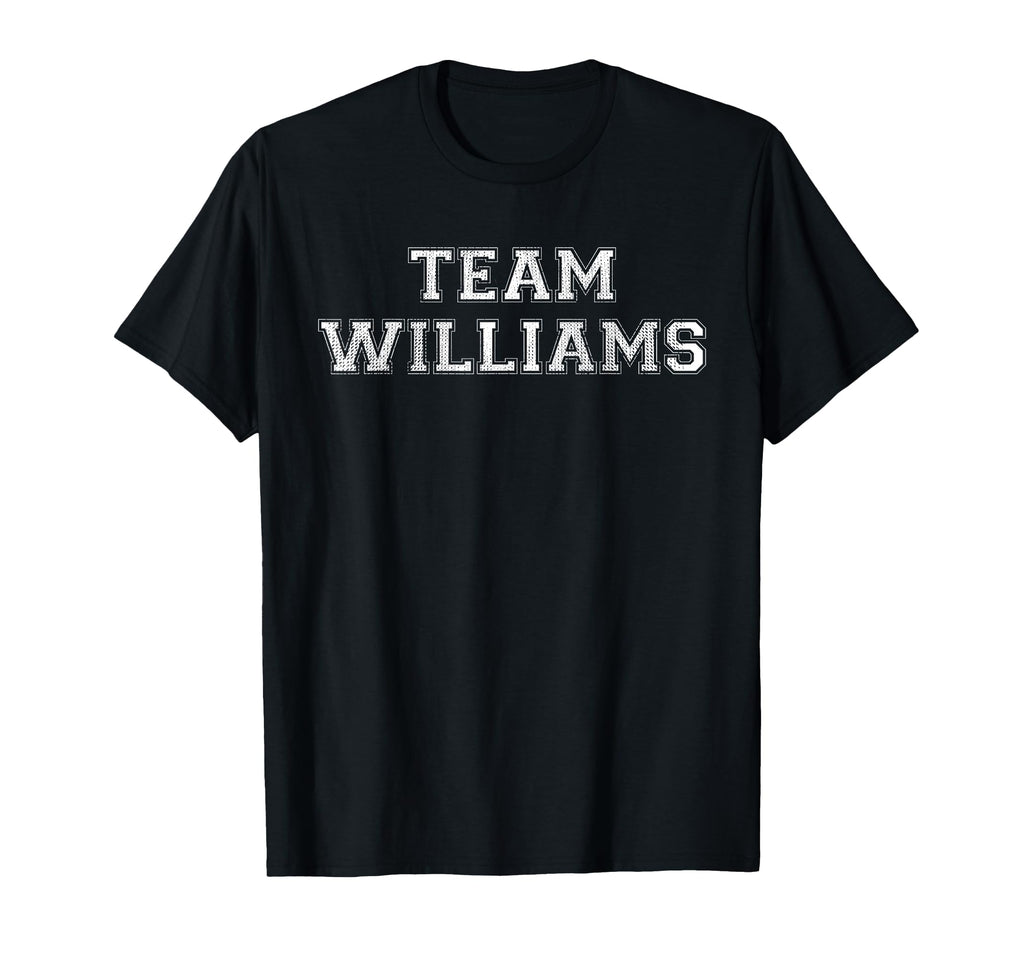 Funny Family Sports Team Williams Last Name T-Shirt - Graphic Print Unisex - T-Shirt, Sweatshirt, Hoodie