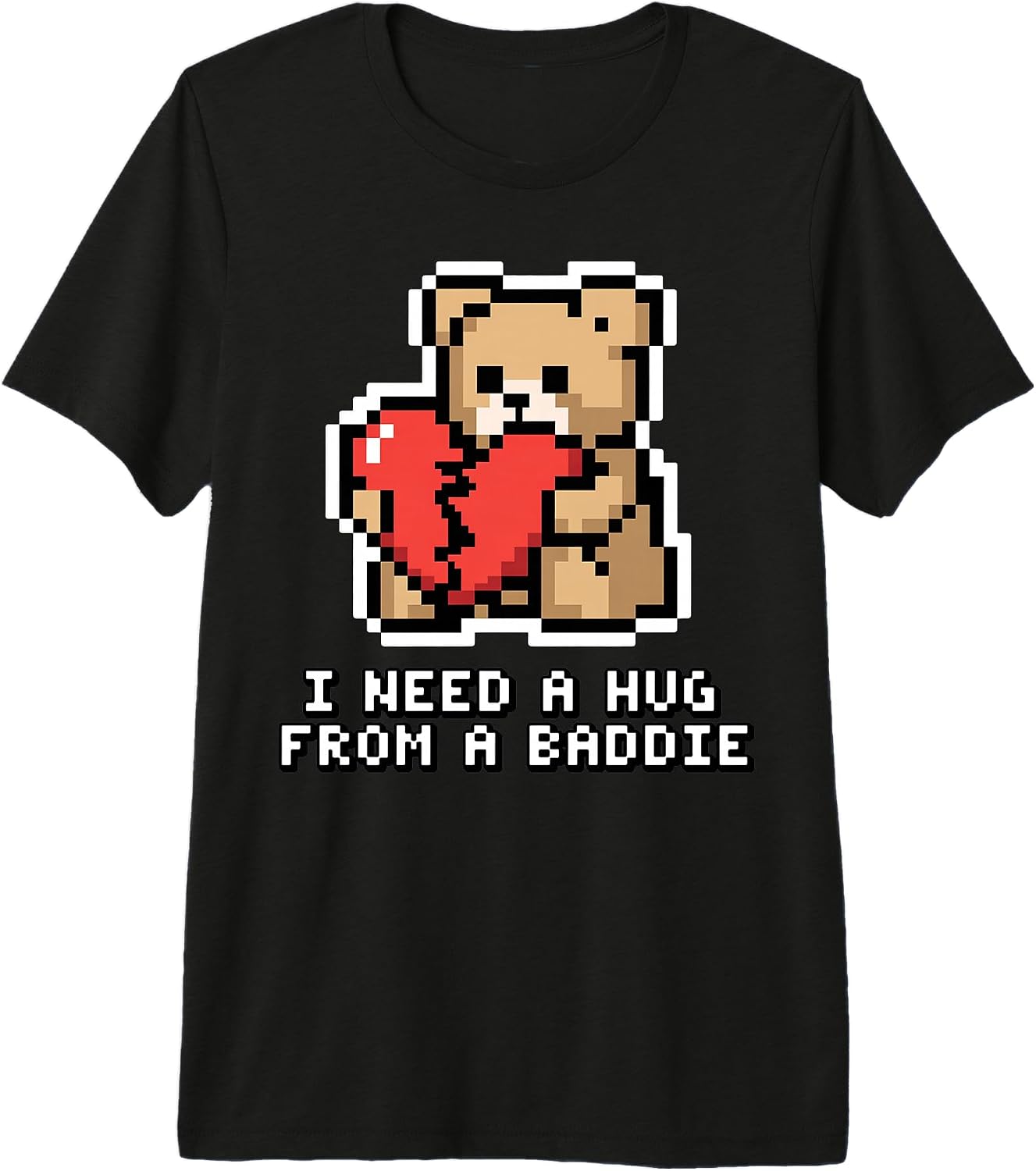 Pixel Emo Heart Collections - Adult & Kids T-Shirts, Sweatshirts & Hoodies apparel design preview 1