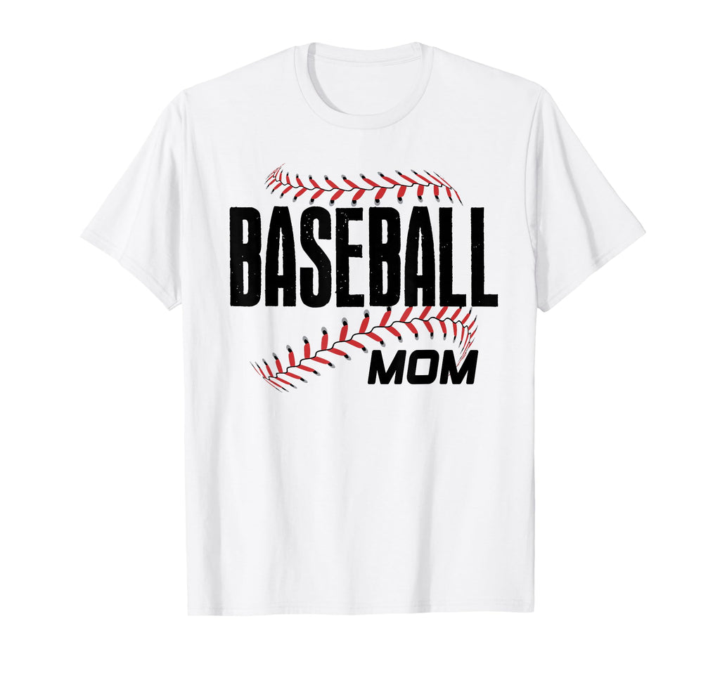 Baseball Mom Laces Mama Game Day Sports T-Shirt - Graphic Print Men Women - T-Shirt, Sweatshirt, Hoodie