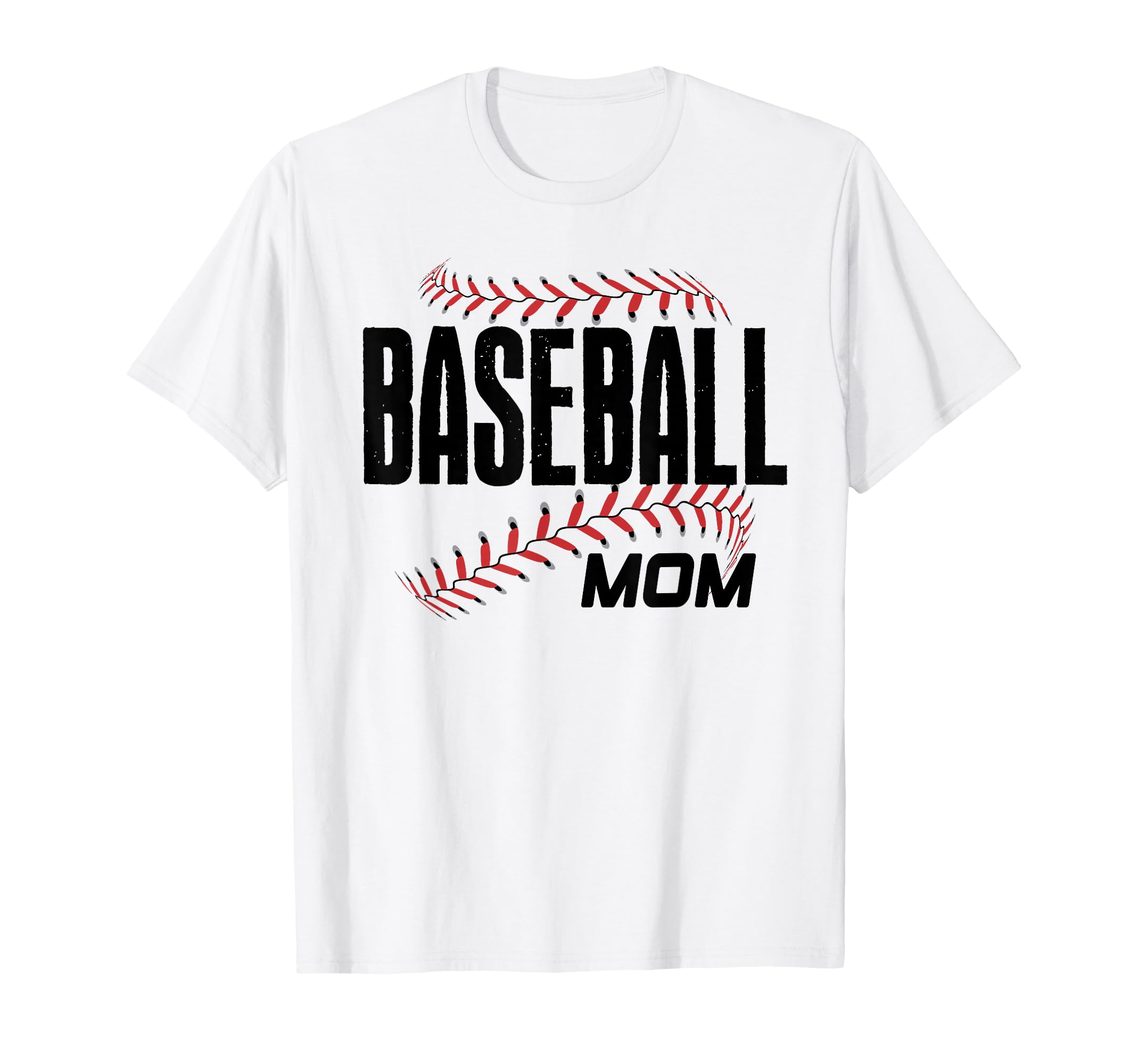 Baseball Mom Laces Mama Game Day Sports T-Shirt - Graphic Print Men Women - T-Shirt, Sweatshirt, Hoodie
