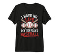 Funny Baseball Parents Son Mom Mother T-Shirt - Minimalist Print Men Women - T-Shirt, Sweatshirt, Hoodie