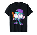 Ice Cream Drip Baseball Sport Baseball Drip T-Shirt - Trendy Graphic Unisex - T-Shirt, Sweatshirt, Hoodie