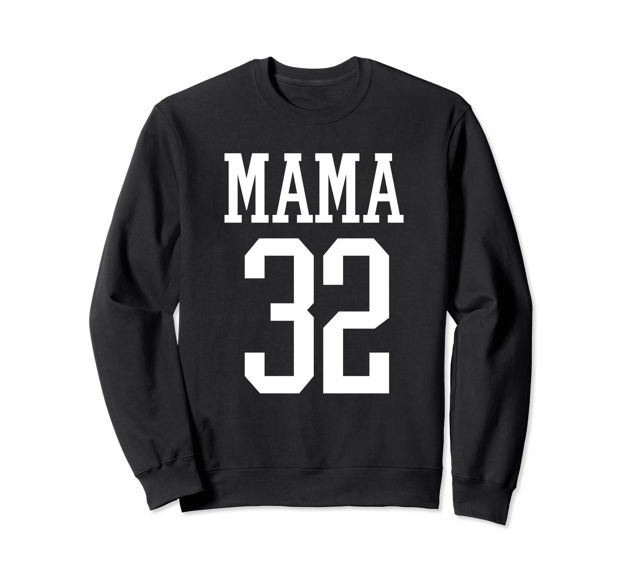 Number 32 Mama Biggest Fan Spirit Sweatshirt - Graphic Print for Adults - T-Shirt, Sweatshirt, Hoodie