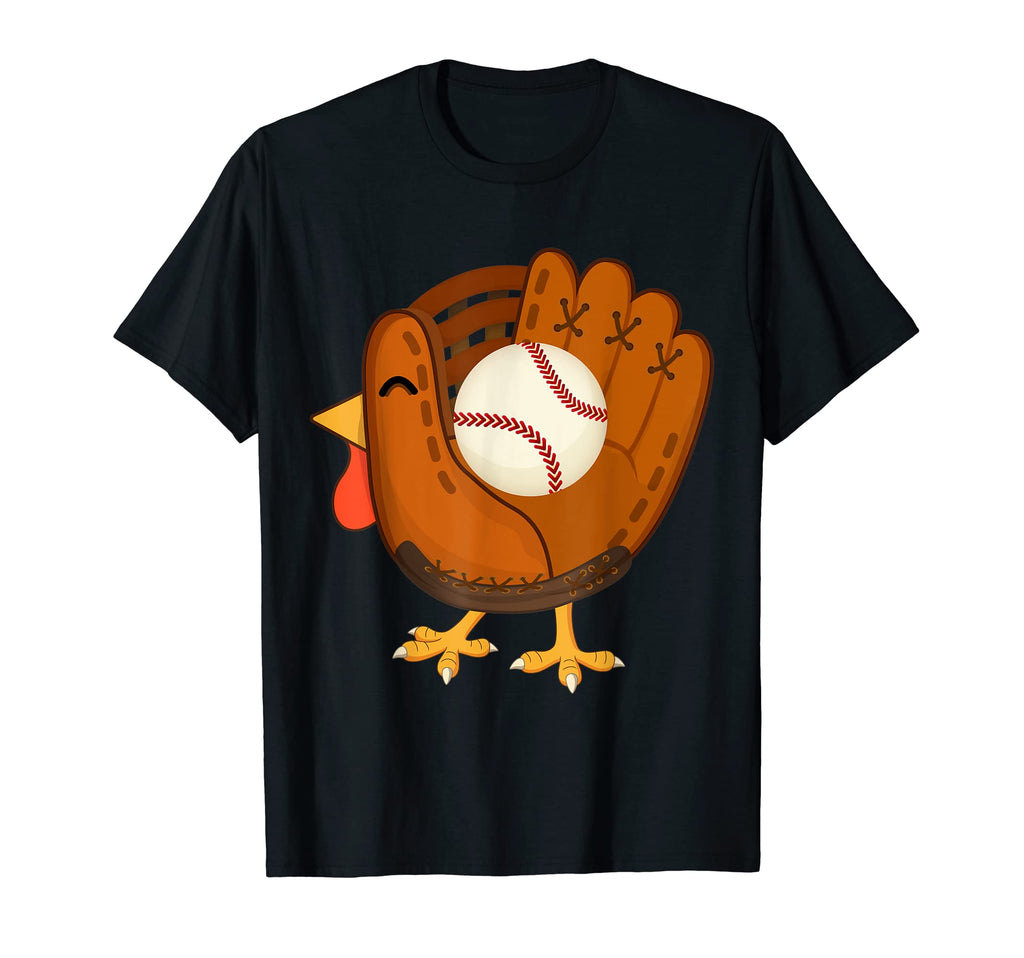 Turkey Baseball Glove Thanksgiving T-Shirt - Minimalist Print for Adults - T-Shirt, Sweatshirt, Hoodie