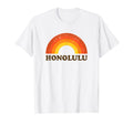 Honolulu Rainbow Souvenir 60S 70S T-Shirt - Casual Everyday Wear Unisex - T-Shirt, Sweatshirt, Hoodie