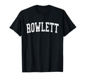 Rowlett Tx Distressed White Varsity T-Shirt - Streetwear Style for Adults - T-Shirt, Sweatshirt, Hoodie