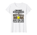 Womens Im Not Screaming Im Softball T-Shirt - Custom Art Print for Adults - T-Shirt, Sweatshirt, Hoodie