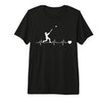 Baseball Player Heartbeat Pulse Game T-Shirt - Minimalist Print for Adults - T-Shirt, Sweatshirt, Hoodie