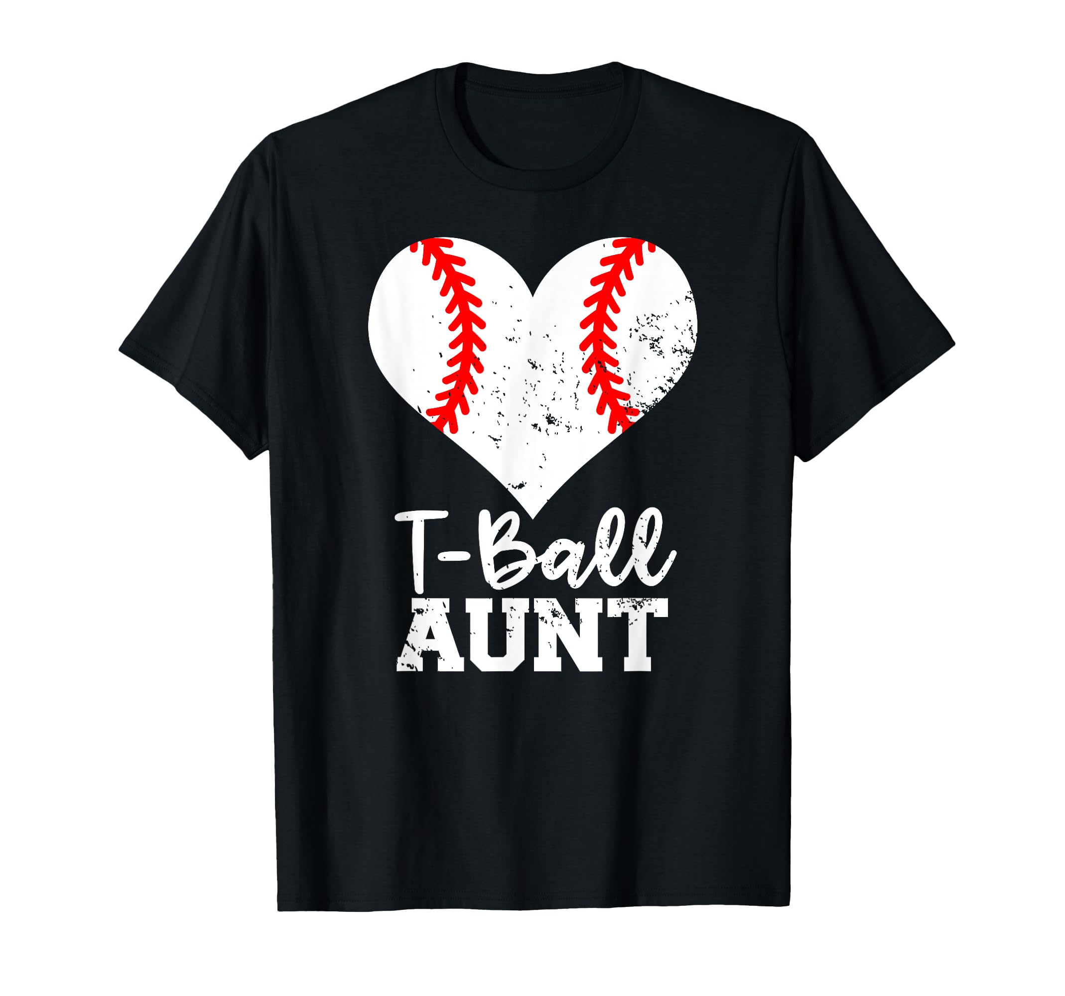 T Ball Aunt Heart Funny Ball Aunt T-Shirt - Streetwear Style for Adults - T-Shirt, Sweatshirt, Hoodie