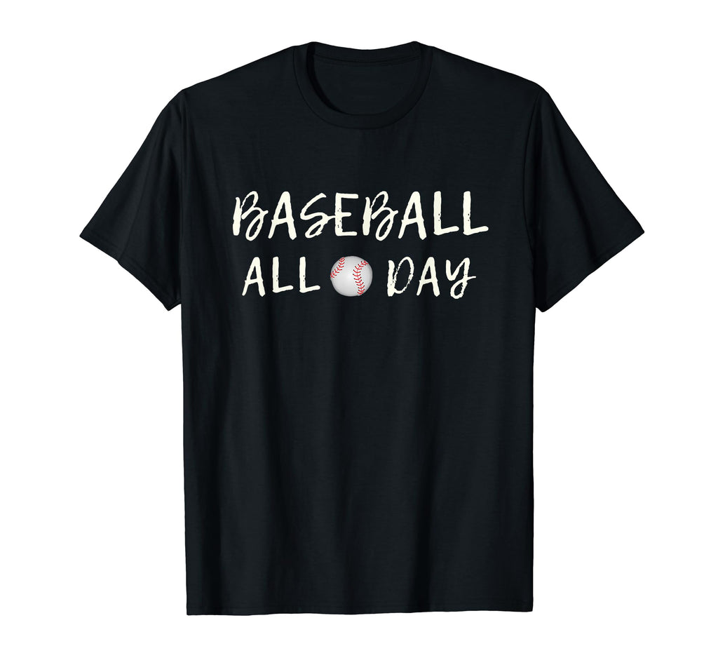 Baseball All Day Player Fan Softball T-Shirt - Trendy Graphic Men Women - T-Shirt, Sweatshirt, Hoodie