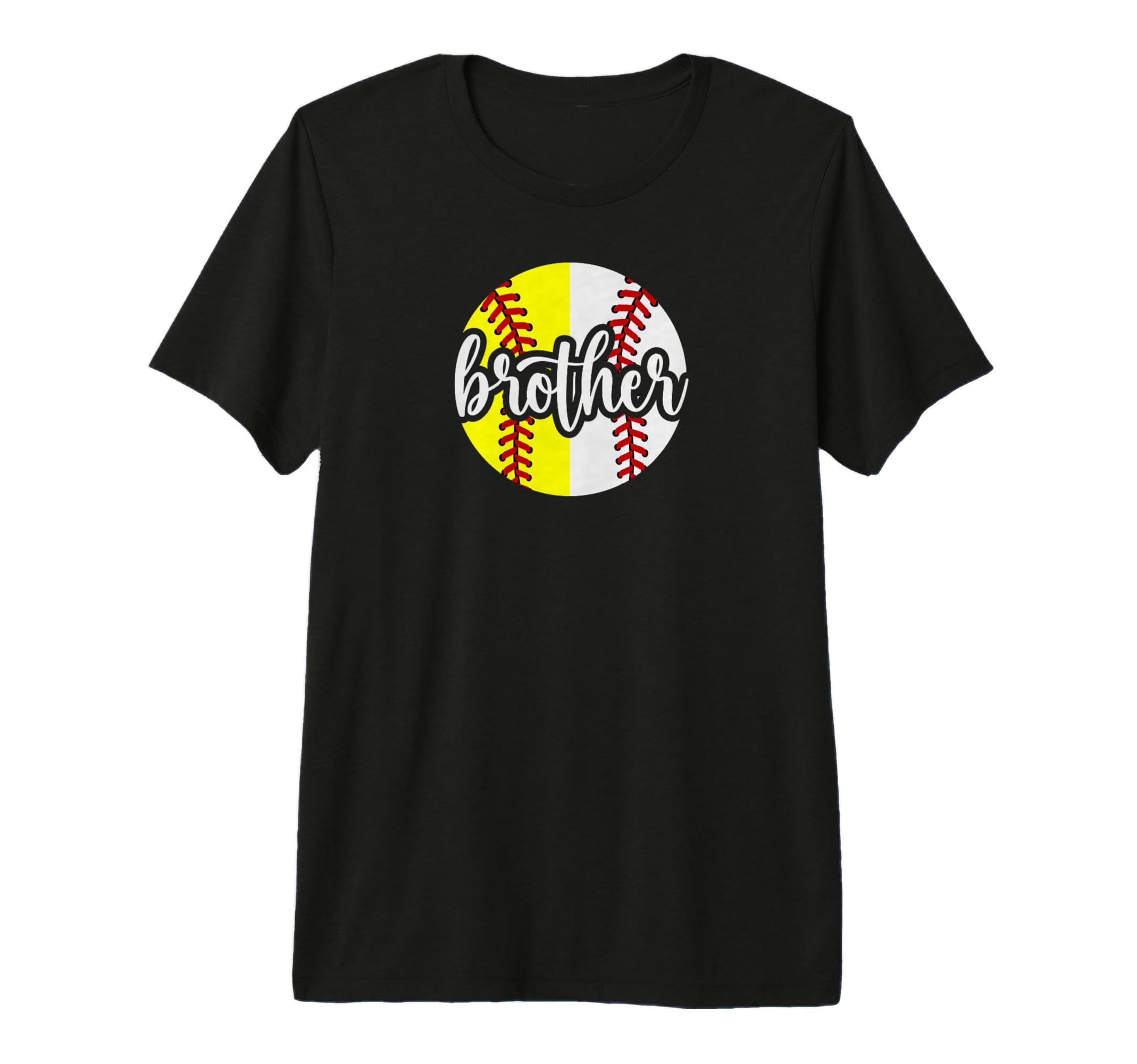 Softball Baseball Brother Baseball T-Shirt - Minimalist Print Unisex - T-Shirt, Sweatshirt, Hoodie