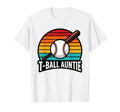 Funny T Ball Auntie Softball Ball T T-Shirt - Novelty Apparel for Adults - T-Shirt, Sweatshirt, Hoodie