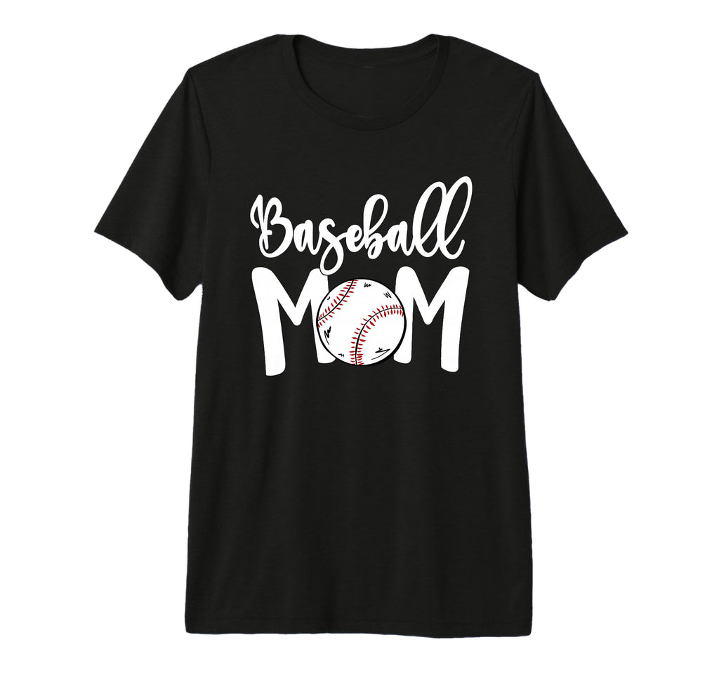 Funny Baseball Mom White Softball Mom T-Shirt - Unique Graphic Men Women - T-Shirt, Sweatshirt, Hoodie