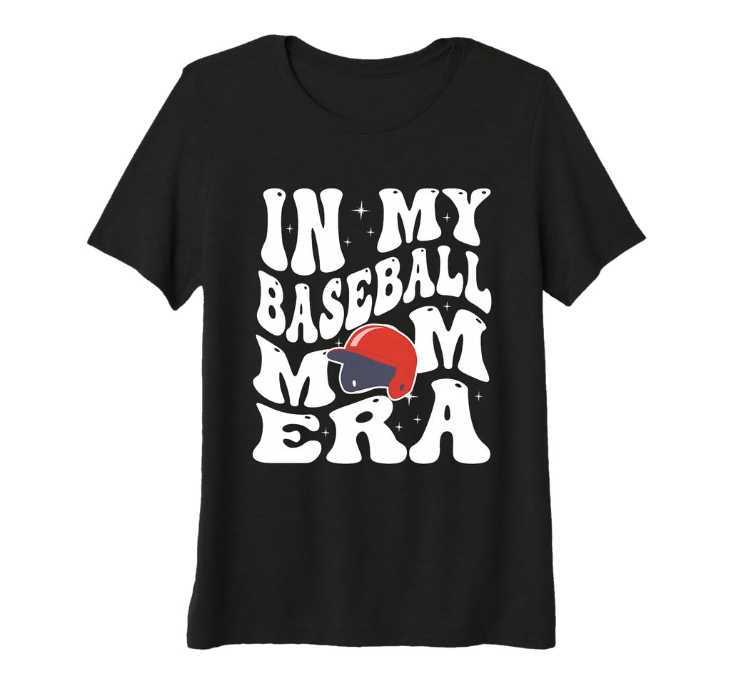 Womens My Baseball Mom Era Mama Mothers T-Shirt - Unique Graphic Men Women - T-Shirt, Sweatshirt, Hoodie