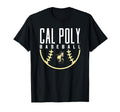 Cal Poly Mustangs Baseball Arch T-Shirt - Minimalist Print Men Women - T-Shirt, Sweatshirt, Hoodie