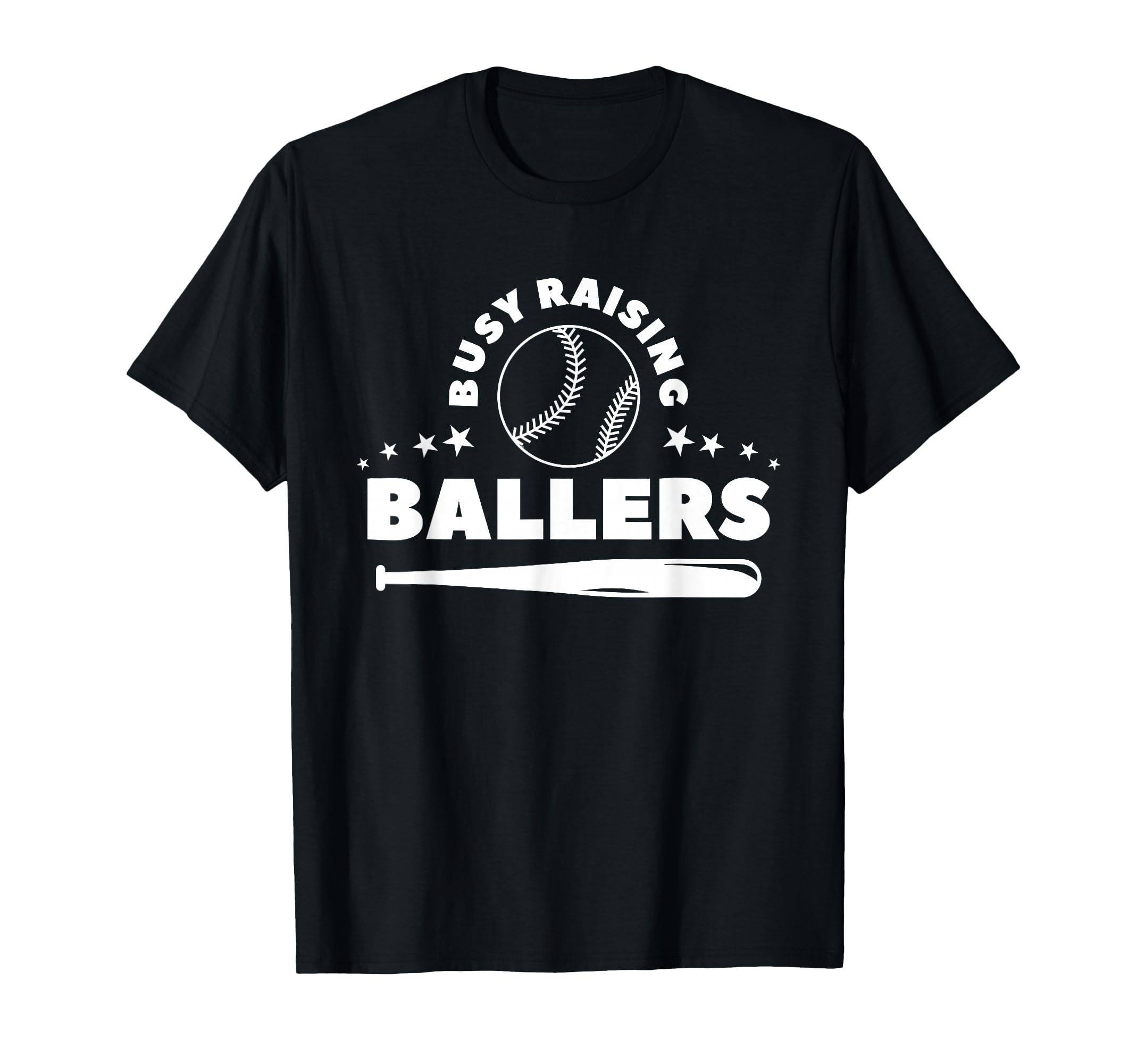 Busy Raising Ballers Mom Baseball Player T-Shirt - Unique Graphic Men Women - T-Shirt, Sweatshirt, Hoodie