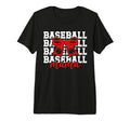 Baseball Mama Bow Baseball Mom T-Shirt - Minimalist Print for Adults - T-Shirt, Sweatshirt, Hoodie