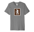 Hiking Sign Distressed Hike Symbol Trail T-Shirt - Custom Art Print Unisex - T-Shirt, Sweatshirt, Hoodie