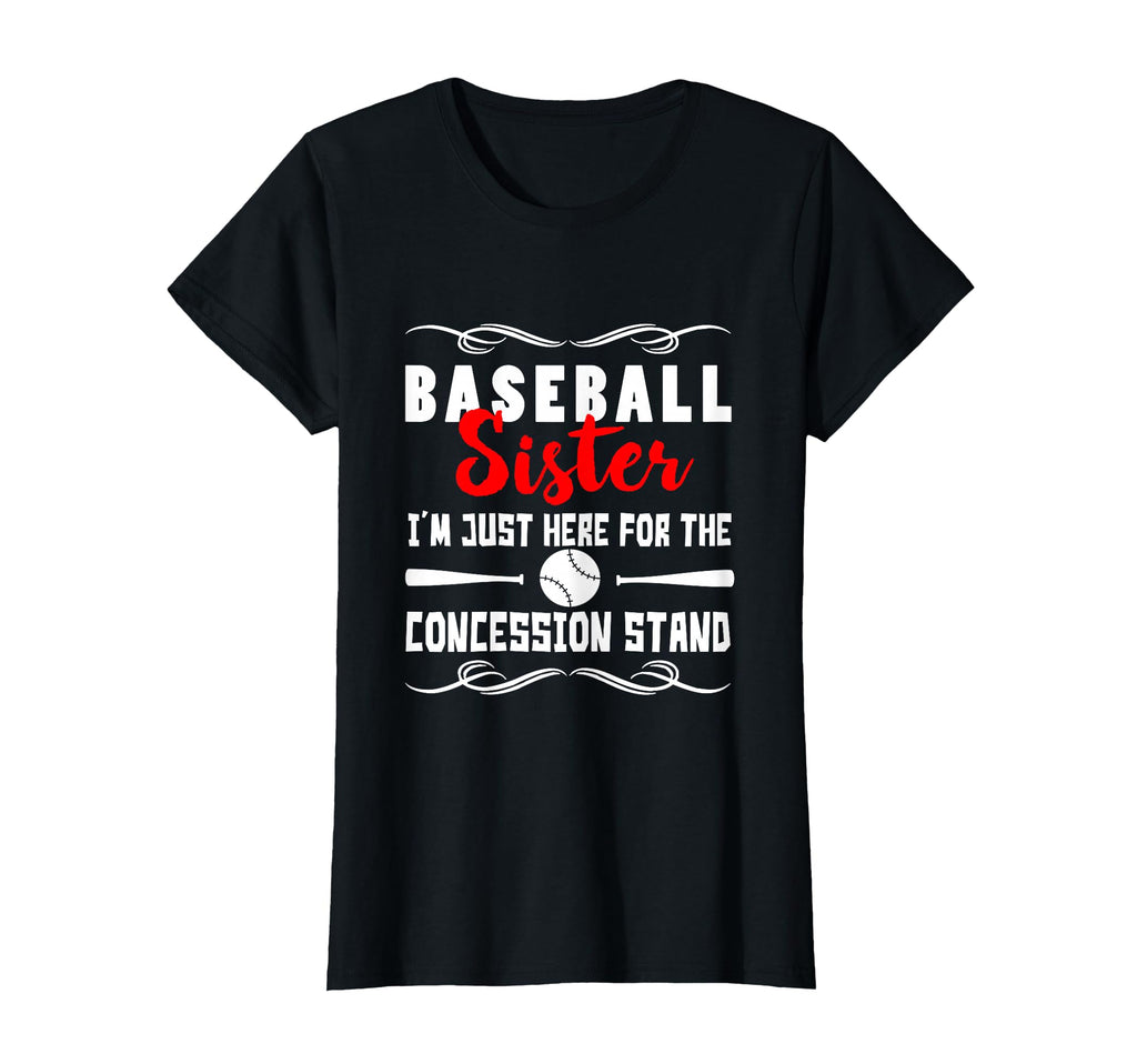 Im Just Here Concession Stand Baseball T-Shirt - Minimalist Print Unisex - T-Shirt, Sweatshirt, Hoodie