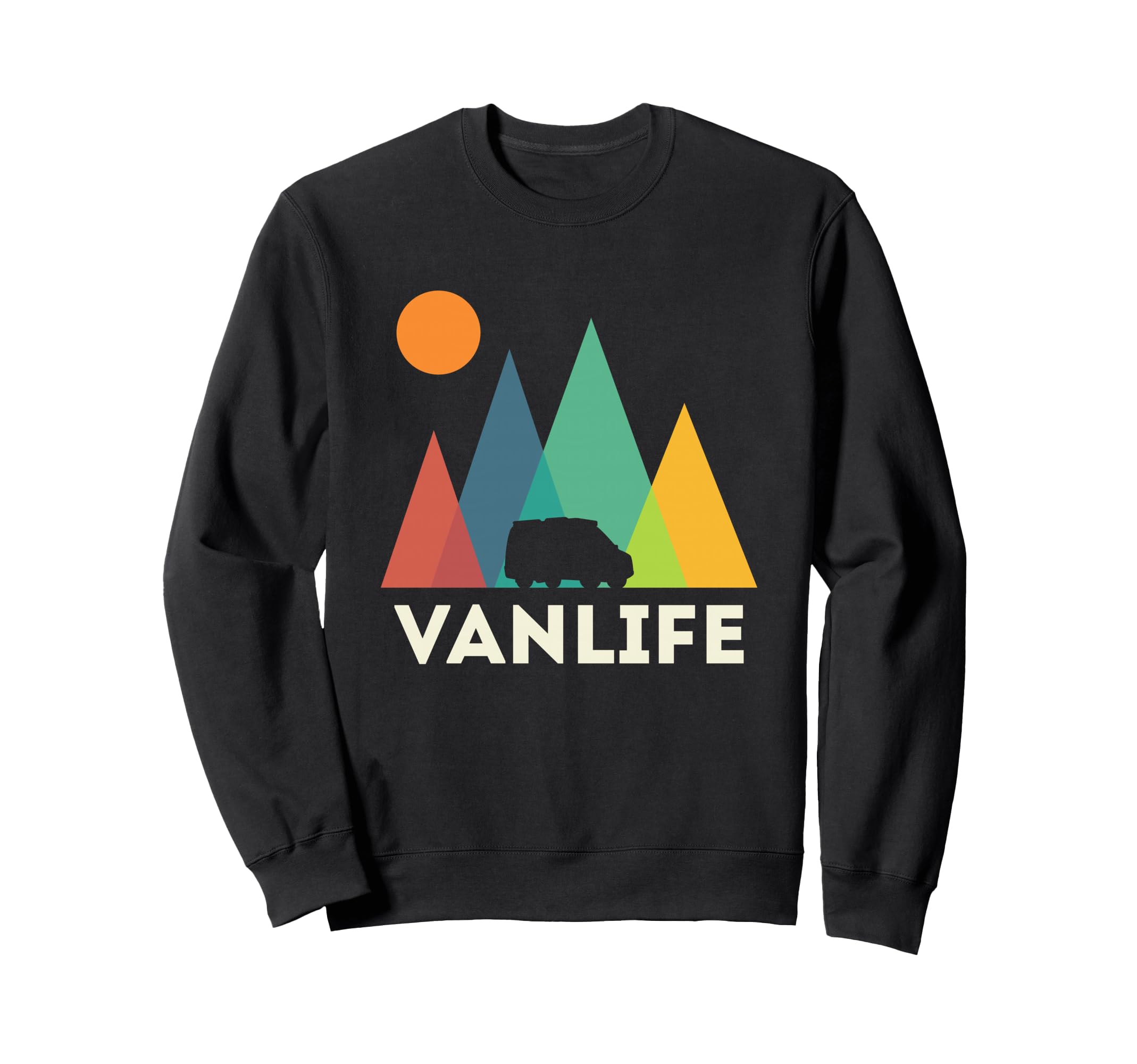 Van Life Vanlife Camper Camping Sweatshirt - Aesthetic Graphic Unisex - T-Shirt, Sweatshirt, Hoodie