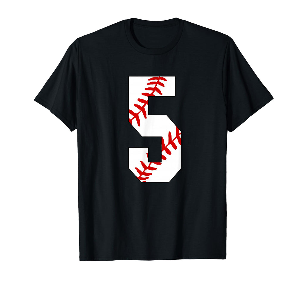 Baseball 5 Laces 5Th Birthday Baseball T-Shirt - Minimalist Print Unisex - T-Shirt, Sweatshirt, Hoodie