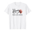 Peace Love Bernie Sanders T-Shirt - Unique Graphic Men Women - T-Shirt, Sweatshirt, Hoodie