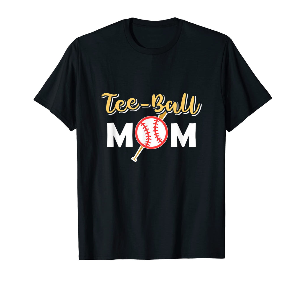 Ball Mom Mother Baseball Bat T Ball T-Shirt - Minimalist Print for Adults - T-Shirt, Sweatshirt, Hoodie