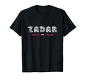 Zadar Croatia 70S 80S Type Flag T-Shirt - Aesthetic Graphic for Adults - T-Shirt, Sweatshirt, Hoodie