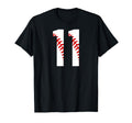 11 Baseball Jersey 11Th Birthday T-Shirt - Aesthetic Graphic Men Women - T-Shirt, Sweatshirt, Hoodie
