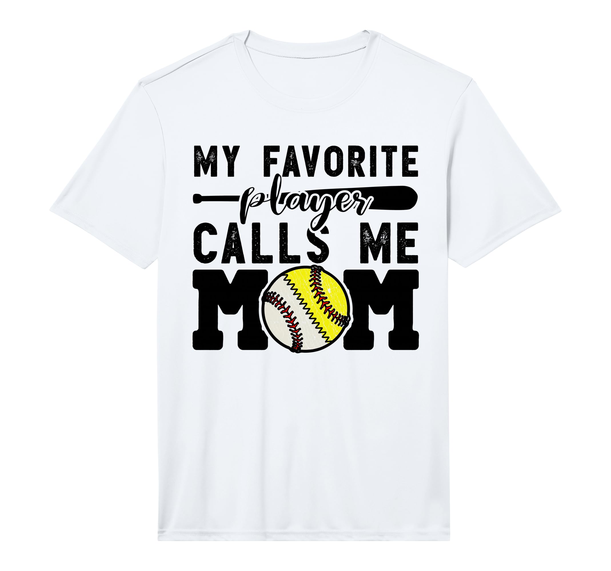 Mens My Favorite Player Calls Me Mom T-Shirt - Custom Art Print for Adults - T-Shirt, Sweatshirt, Hoodie