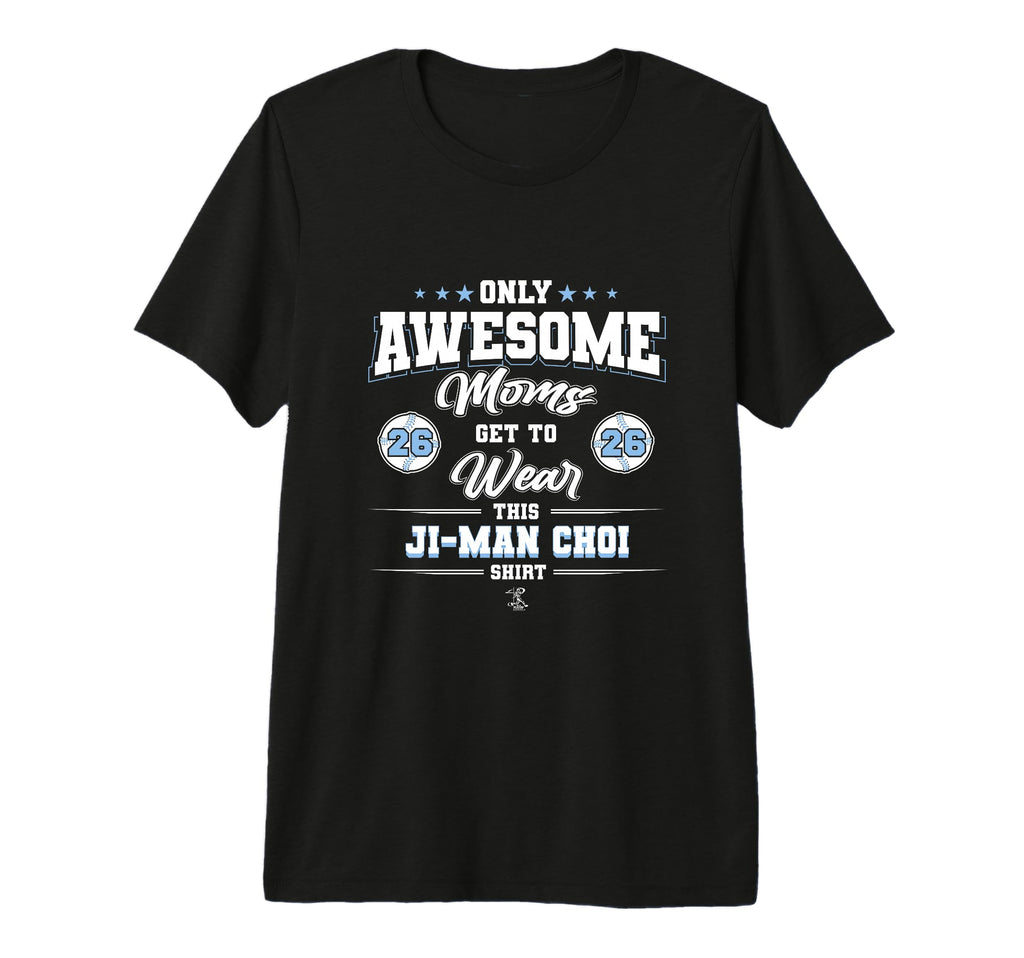 Ji Choi Awesome Moms Tri Blend T-Shirt - Unique Graphic Unisex - T-Shirt, Sweatshirt, Hoodie