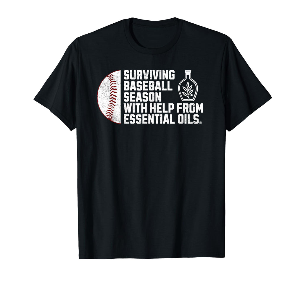 Funny Baseball Mom Oils Meme Oily T-Shirt - Fun Novelty Design Men Women - T-Shirt, Sweatshirt, Hoodie