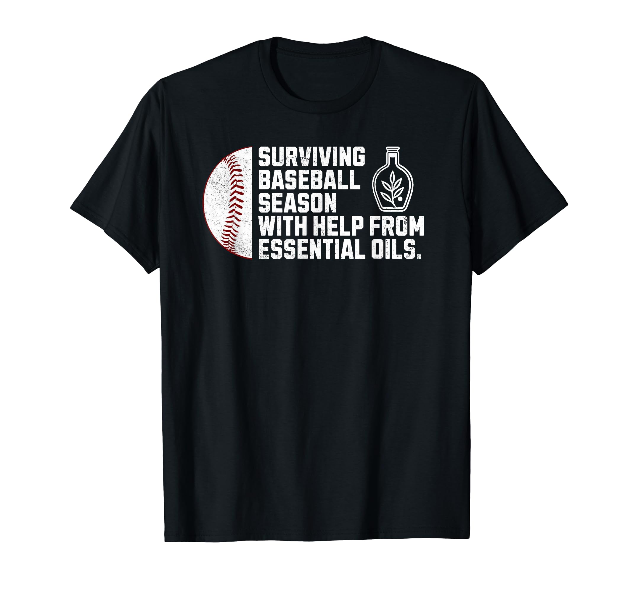 Funny Baseball Mom Oils Meme Oily T-Shirt - Fun Novelty Design Men Women - T-Shirt, Sweatshirt, Hoodie