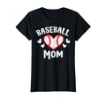 Baseball Mom Heart Family Matching T-Shirt - Minimalist Print Men Women - T-Shirt, Sweatshirt, Hoodie