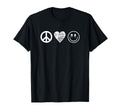 Peace Love Smile All Your Heart Be Happy T-Shirt - Unique Graphic Unisex - T-Shirt, Sweatshirt, Hoodie