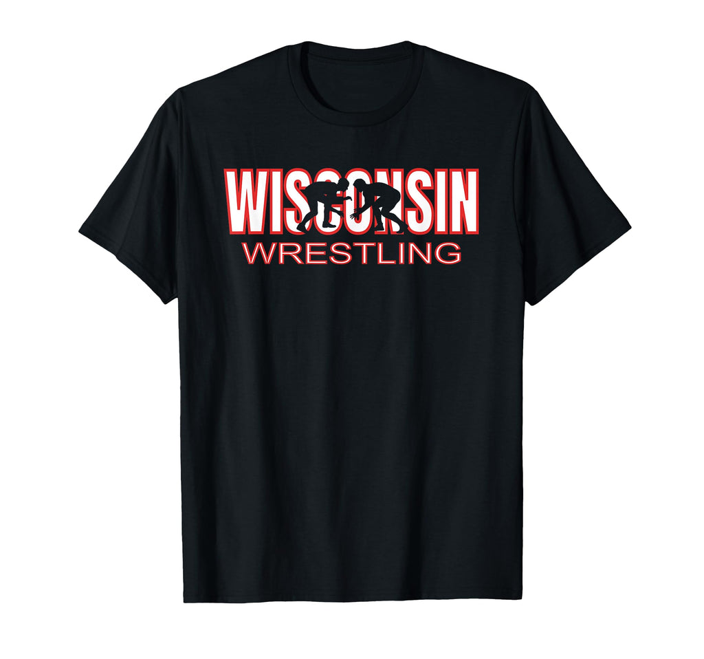 Wisconsin Wrestling Team Coach Wrestler T-Shirt - Trendy Graphic Men Women - T-Shirt, Sweatshirt, Hoodie