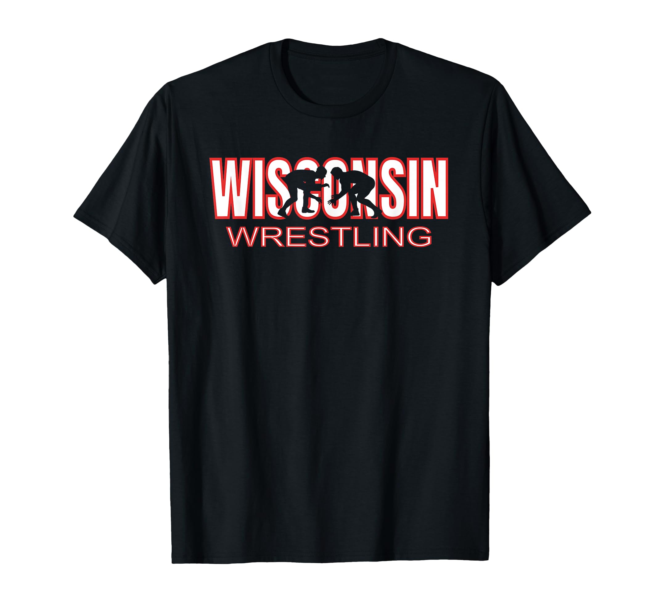 Wisconsin Wrestling Team Coach Wrestler T-Shirt - Trendy Graphic Men Women - T-Shirt, Sweatshirt, Hoodie