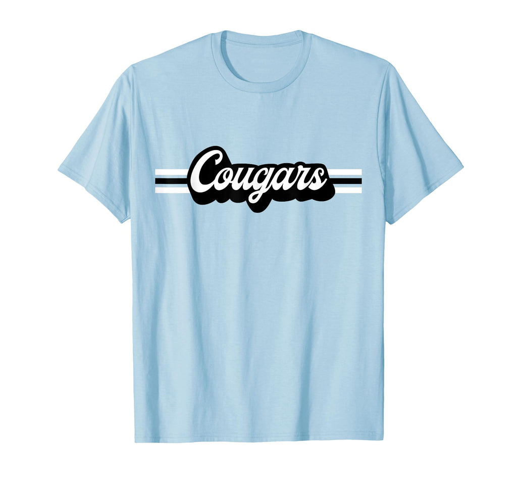 Cougars Mascot School Spirit Cougar T-Shirt - Custom Art Print Unisex - T-Shirt, Sweatshirt, Hoodie