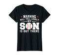 Womens Warning Will Yell Loudly My Son T-Shirt - Novelty Apparel Unisex - T-Shirt, Sweatshirt, Hoodie