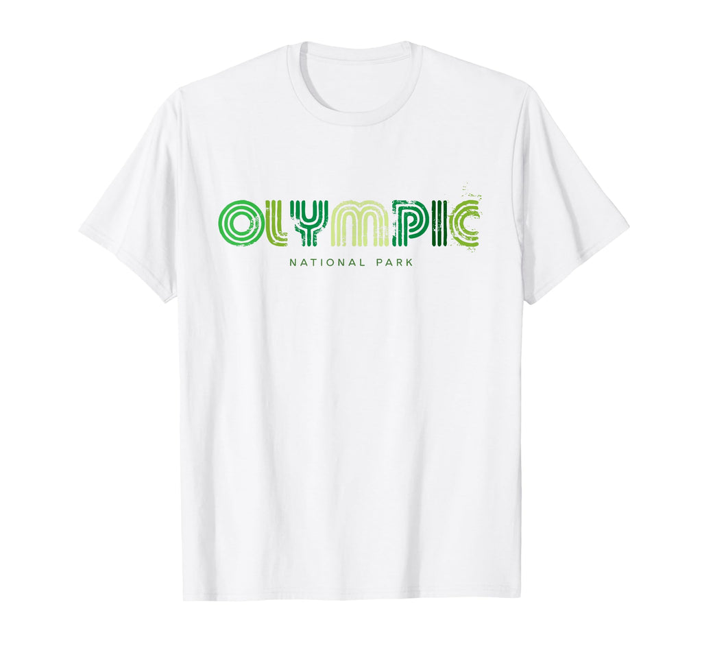 Olympic National Park 70S 80S Type T-Shirt - Streetwear Style for Adults - T-Shirt, Sweatshirt, Hoodie
