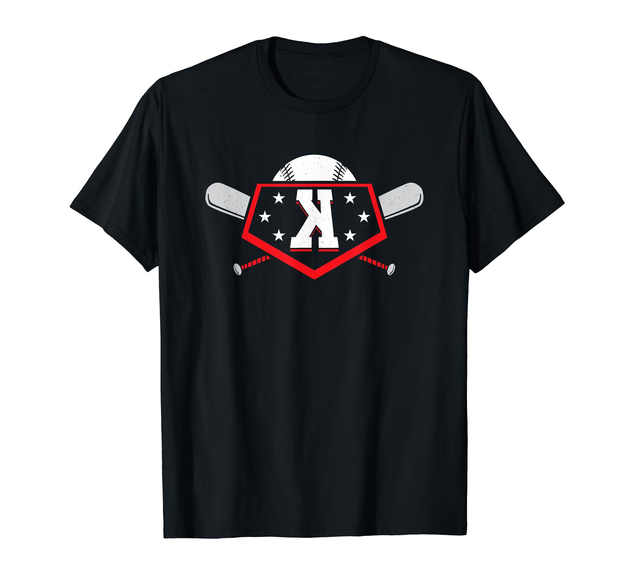 Baseball Strikeout Looking Backwards K T-Shirt - Trendy Graphic Unisex - T-Shirt, Sweatshirt, Hoodie