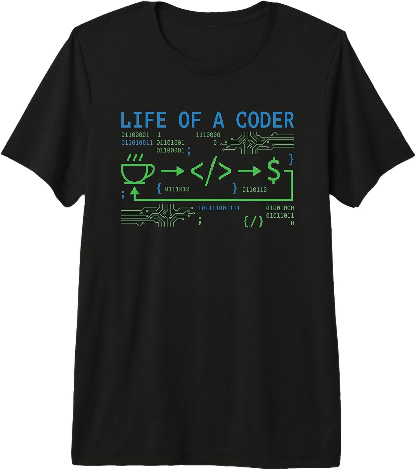Code Programmer Binary Debugging Computer Engineer - Adult & Kids T-Shirts, Sweatshirts & Hoodies apparel design preview 1